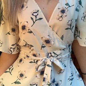 Sweet Floral Midi Dress